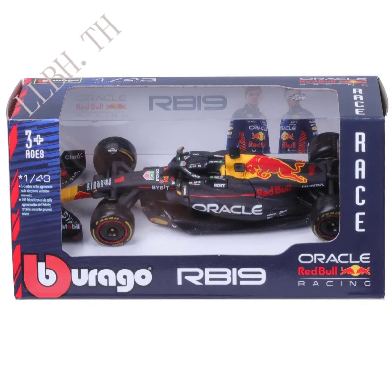 Bburago 1:43 2023 rb16b sf1000 sf90 rb15 rb19 W12 W10 C42 F1สูตรรถแข่งจำลองแบบคงที่หล่อโลหะผสม