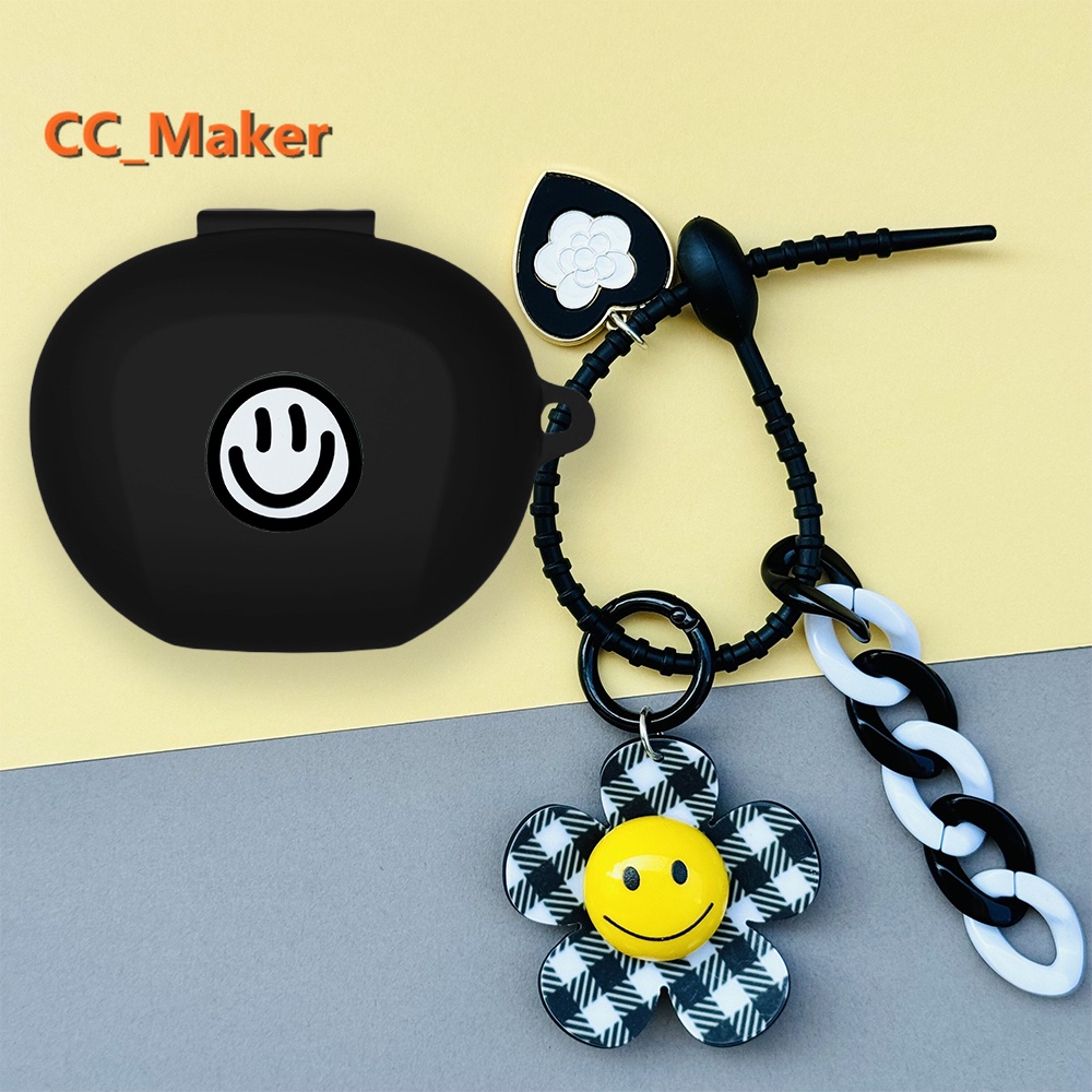 For EDIFIER NeoBuds Pro Case Cute Daisy Panda Keychain Pendant EDIFIER TWS NB2 Pro Silicone Soft Case Cartoon NeoBuds S Shockproof Case TWS NB2 Protective Cover