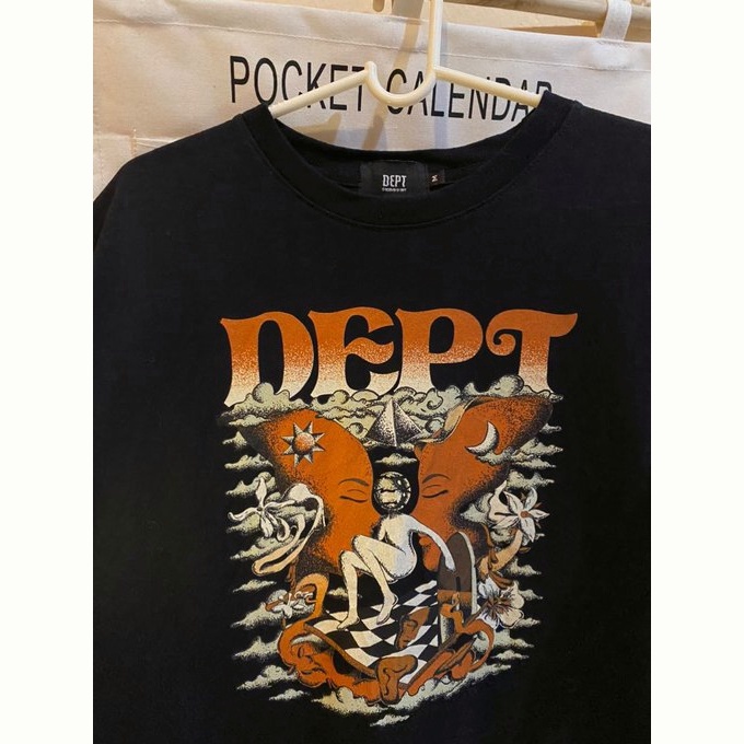 เสื้อยืด Dept - เสื้อ CAT T-Shirt Black Artwork by Lucifueng dept เสื้อ  dept สร้อย dept - เสื้อ cat