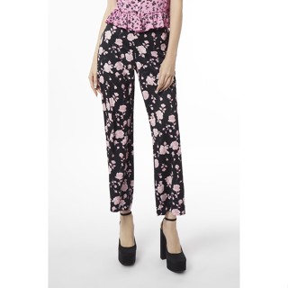EP กางเกงทรงกว้างลายดอกไม้ ผู้หญิง | Romantic Rose Print Tro…