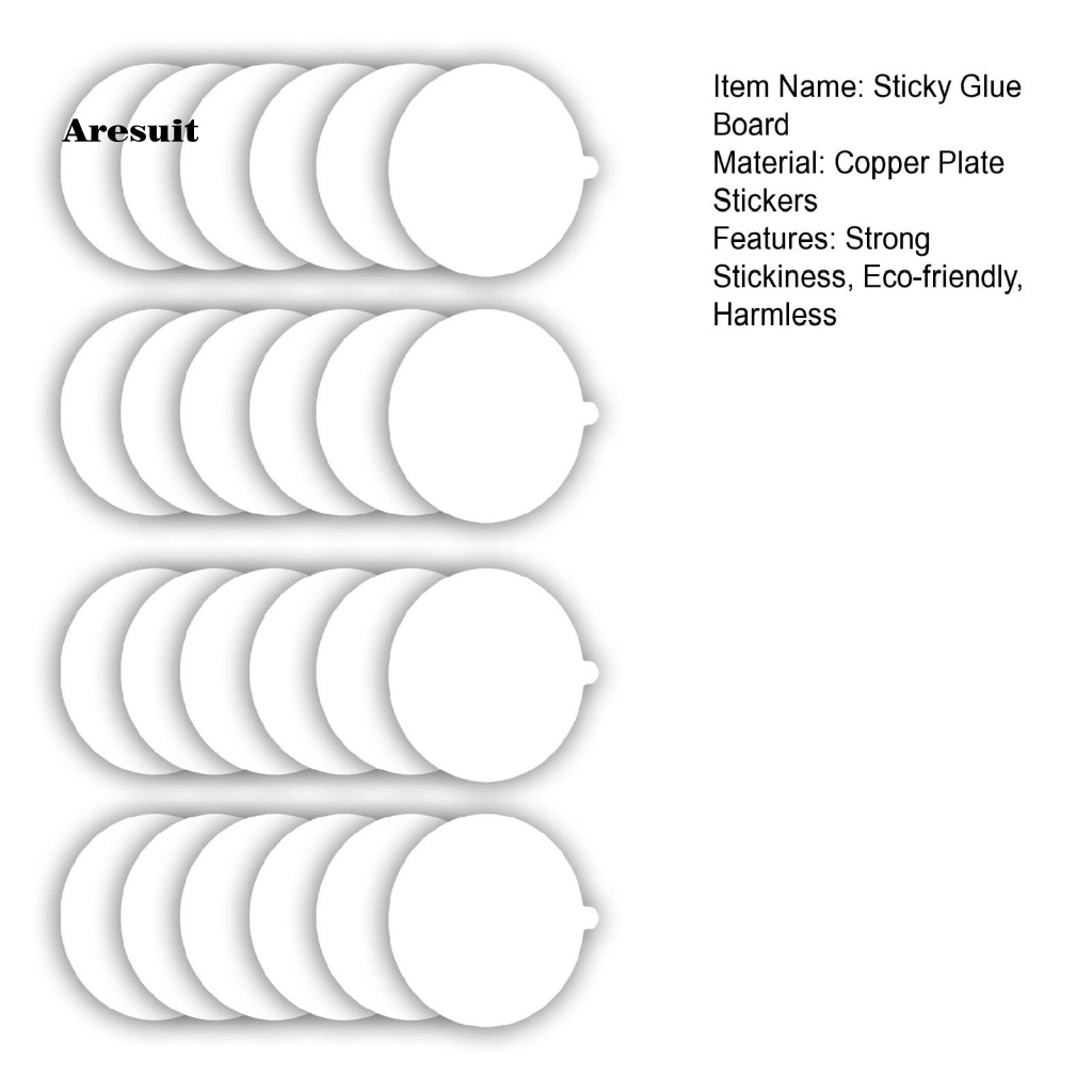 [Aresuit] แผ่นกาวดักยุง แมลงวัน และแมลงวัน 24 ชิ้น สําหรับกลางแจ้ง - รูปที่ 2