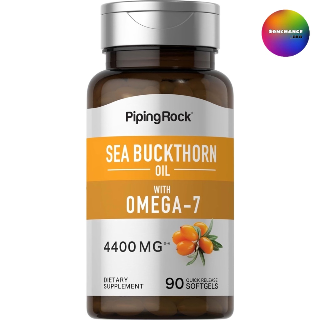 Sea Buckthorn Oil with Omega-7 4,400 mg. (90Softgels) น้ำมันซีบัคธอร์น