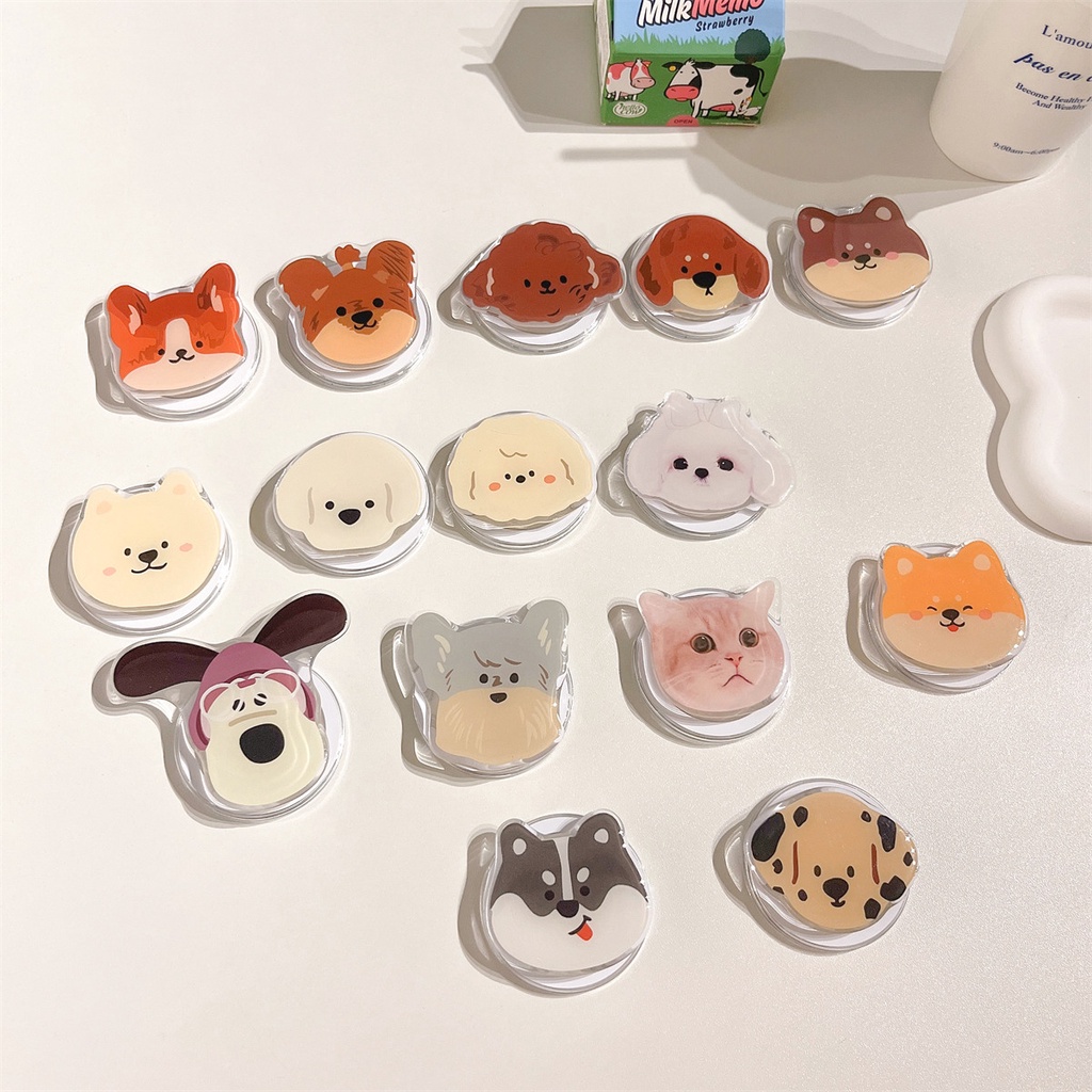 เคสโทรศัพท์มือถือ แบบแม่เหล็ก ที่แข็งแกร่งพิเศษ ลายแมวฮัสกี้ สุนัข หมี ป้องกันการตกกระแทก สําหรับผู้ชาย และผู้หญิง