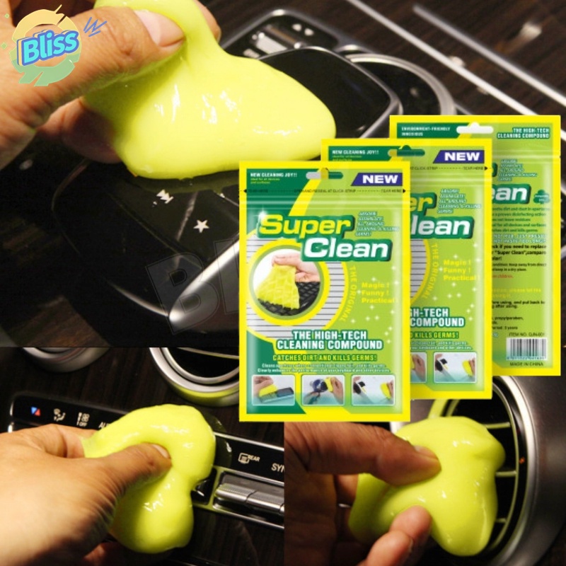 BLISS มี3สี 🔵 เจลทำความสะอาด Super Clean แท้100% เจลดูดฝุ่นเอนกประสงค์ สไลม์ดูดฝุ่น ง่ายต่อการใช้