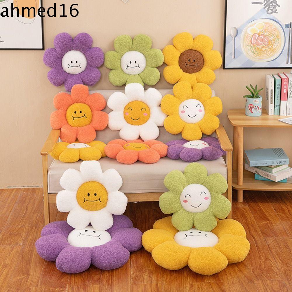 Ahmed หมอนตุ๊กตานุ่ม รูปดอกทานตะวัน นั่งสบาย สําหรับห้องนอน