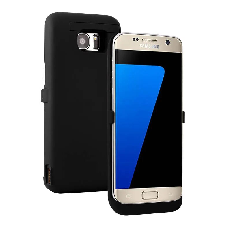 S7 Battery Case For Samsung Galaxy S7 Edge Charging Case Backup Power Bank Battery Charger Stand Back Cover power bank