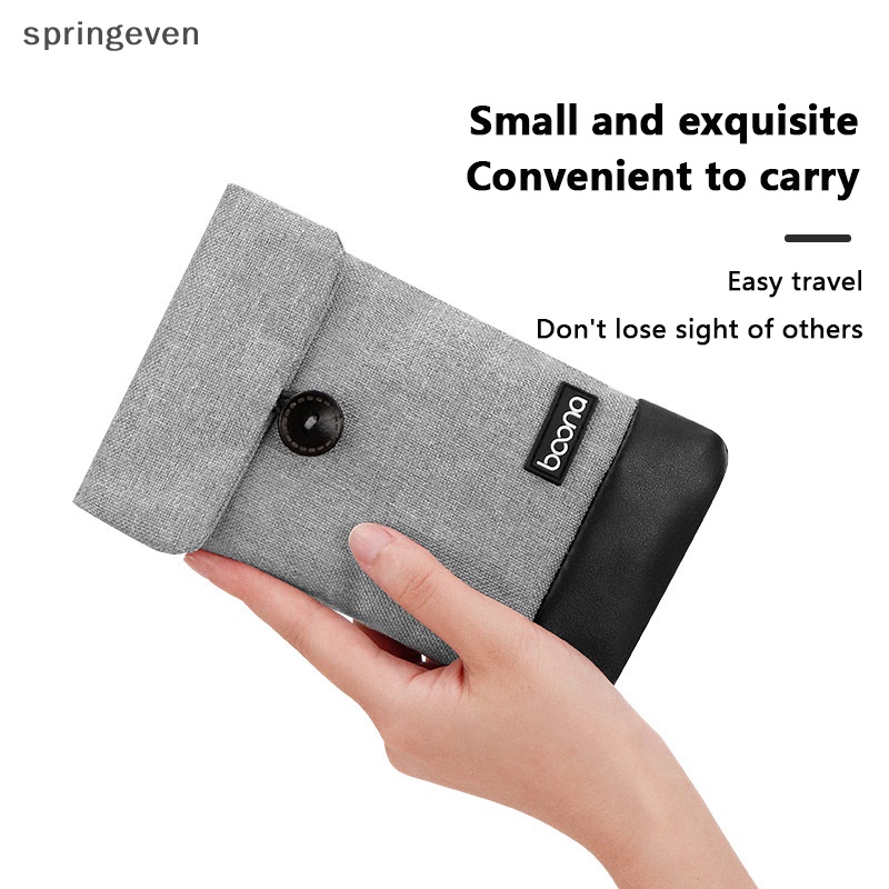 [springeven] กระเป๋าเก็บอิเล็กทรอนิกส์ สายชาร์จโทรศัพท์มือถือแบบพกพา พร้อมส่ง