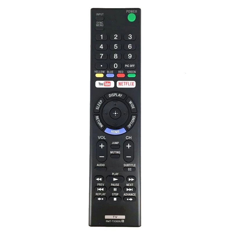 Rmt-tx300u รีโมตคอนโทรล ไม่มีเสียง แบบเปลี่ยน สําหรับ Sony TV TX300B RMT-TX300E RMT-TX300P KD-55X7000E KD-49X7000F KDL-40W660E