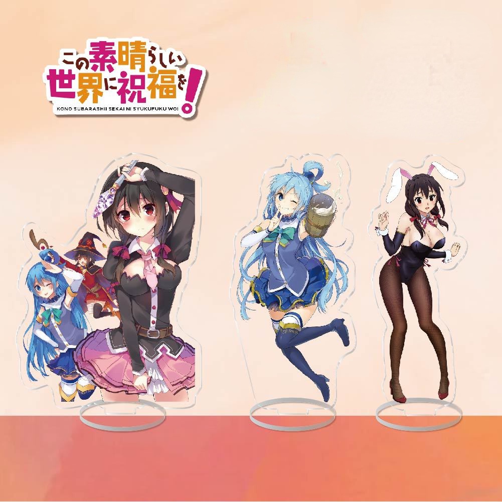 อนิเมะ KonoSuba: God's Blessing on This Wonderful World! โมเดลฟิกเกอร์อะคริลิค ของเล่นสําหรับเด็ก