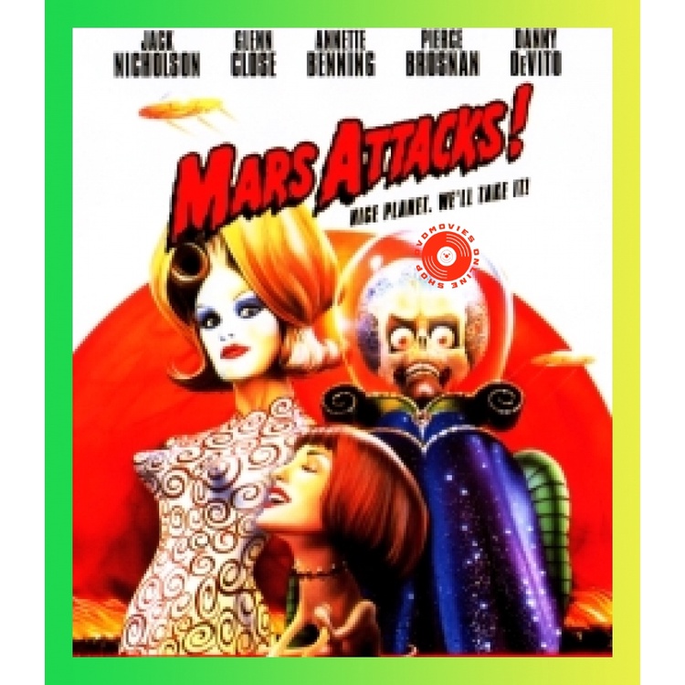 NEW Blu-ray Mars Attacks! (1996) สงครามวันเกาโลก (เสียง Eng /ไทย | ซับ Eng/ไทย) Blu-ray NEW Movie