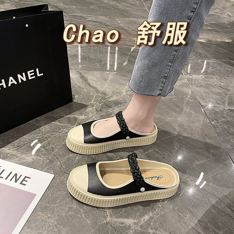 องเท้าแตะหญิง รองเท้าแตะ ลำลองสำหรับผู้หญิง พื้นรองเท้าหนามาก High quality Unique Chic รุ่นใหม่