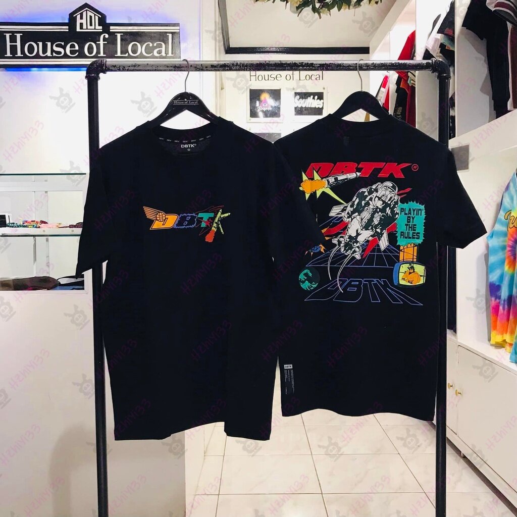 dbtk shirt original (Official Store) DBTK Underdog Clothing Black Tee / Clothes Tops T-Shirts Brand