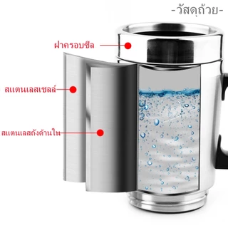 กาต้มน้ำในรถ 12v กาต้มน้ำไฟฟ้าสำหรับใช้ในรถยนต์ขนาด500มล.,กาต้มน้ำในรถ กาต้มน้ำ12v แก้วเก็บความร้อนสเตนเลสแบบพกพา