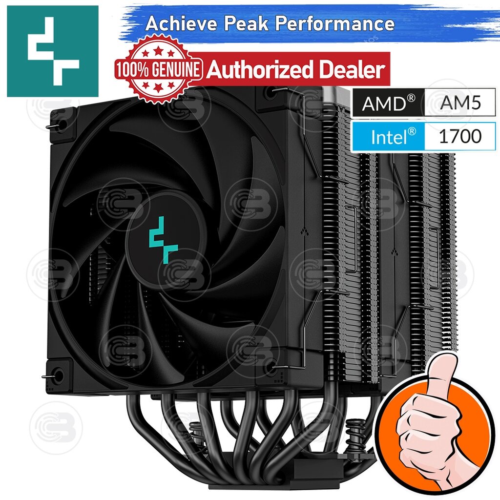 [CoolBlasterThai] DeepCool AK620 ZERO DARK Dual Tower CPU Cooler (LGA1851/AM5 Ready)