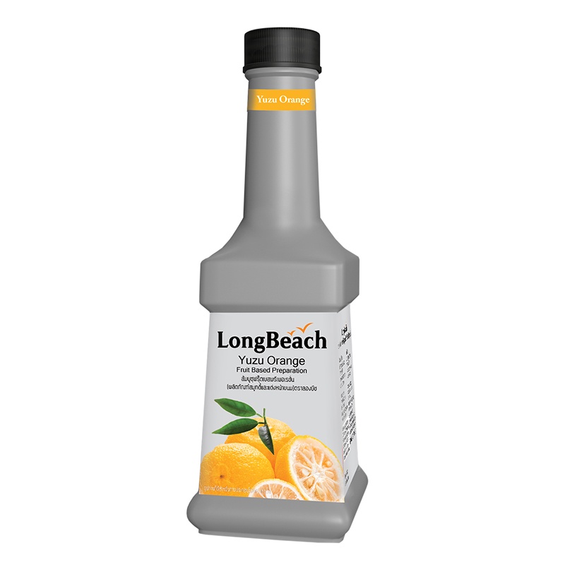LongBeach Yozu Orange Puree ลองบีชเพียวเร่ส้มยูซุ  900 ml.