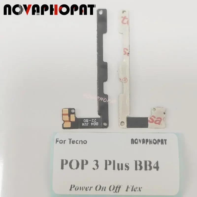 Novaphopat สายแพปุ่มเปิดปิดเสียง สําหรับ Tecno POP 3 Plus BB4