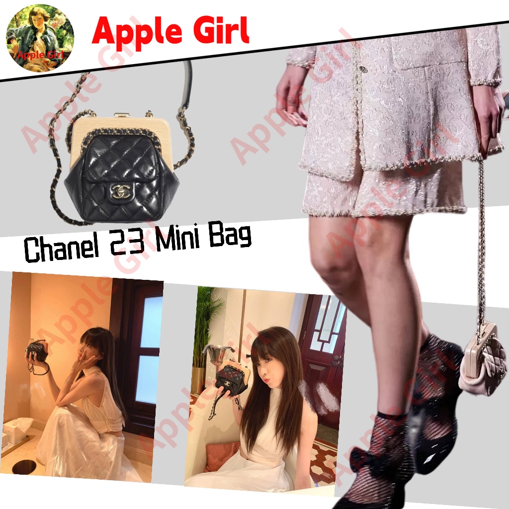 ชาแนล Chanel/คลัทช์ขนาดเล็ก/กระเป๋าผู้หญิง/กระเป๋าร่อซู้ล /กระเป๋าสะพายข้าง/แบบใหม่