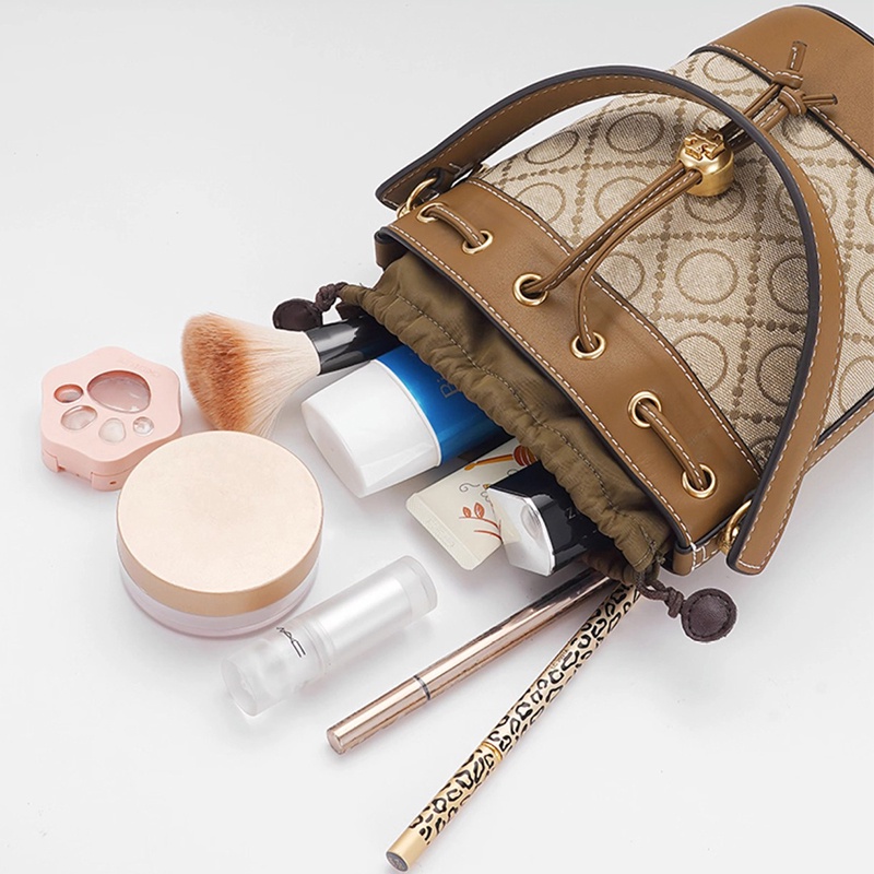 Evertoner กระเป๋าจัดระเบียบ กระเป๋าเครื่องสําอาง ผ้าไนล่อน สําหรับ TB Bucket Bag Liner