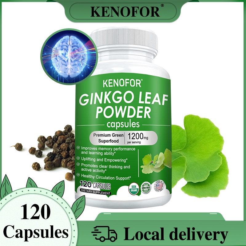 Kenofor Ginkgo biloba อาหารเสริม เพิ่มสมอง ดูดซึม เพิ่มความจํา