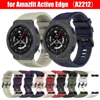 สายนาฬิกาข้อมือ ซิลิโคนนิ่ม แบบเปลี่ยน สําหรับสมาร์ทวอทช์ Amazfit Active Edge Huami Amazfit Active Edge A2212