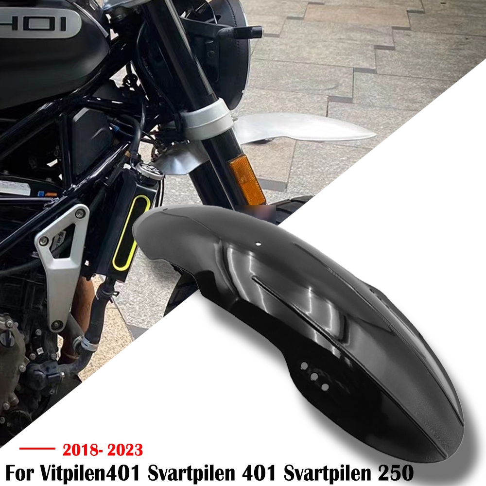 รถจักรยานยนต์ด้านหน้า Mudguards สําหรับ Svartpilen 401 Vitpilen 401 Svartpilen 250 2021 2022 2018- 2