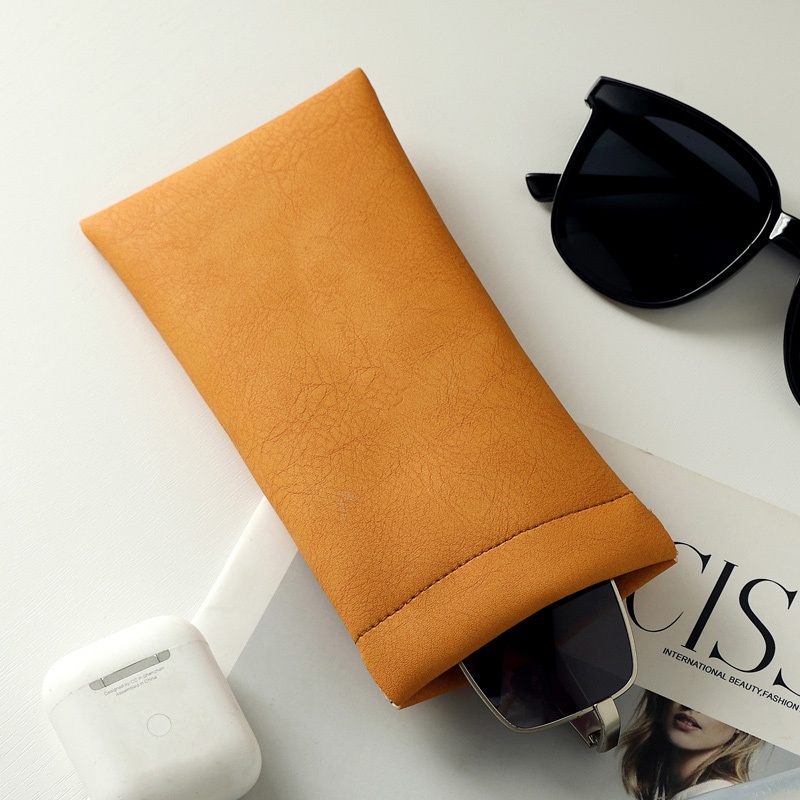 COD🌷กระเป๋าแว่นตาหนังนิ่มหลากสีสีสันสดใสแฟชั่นระดับไฮเอนด์แบบพกพากันน้ำทนทานผู้ชายและผู้หญิงราคาถูกที่สุดขายส่ง-detlyet - รูปที่ 4