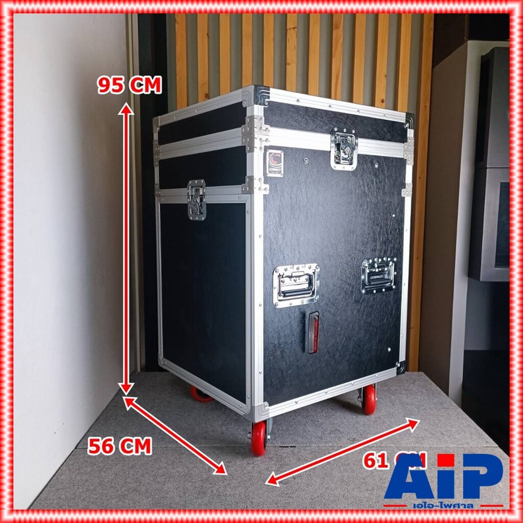 COMPACT XT3s-14U (12U) ตู้ RACK 3ฝา พร้อมล้อ สีดำ RACK 3 ฝา พร้อมล้อ พื้นที่สำหรับเก็บเครื่องเสียง ร