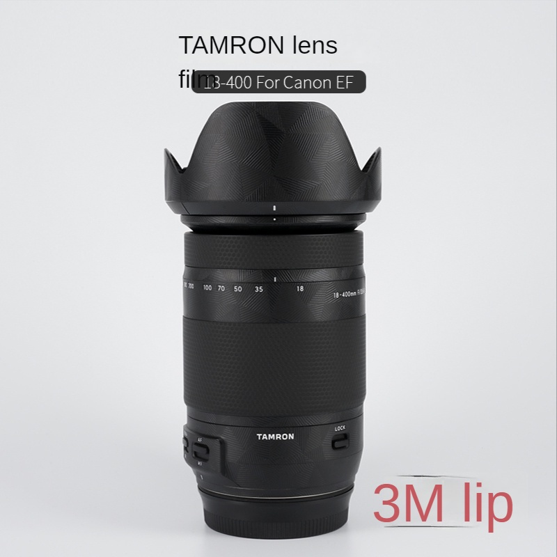 สติกเกอร์ฟิล์มคาร์บอนไฟเบอร์ ลายพราง ป้องกันเลนส์กล้อง 3M สําหรับ TAMRON 18-400 F3.5 18400