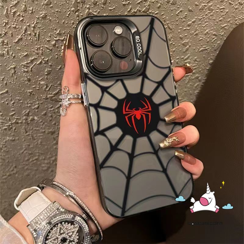 เคสโทรศัพท์มือถือ แบบนิ่ม ลายการ์ตูนงู และแมงมุม หรูหรา สําหรับ IPhone 7Plus 14 12 15 11 13 Pro Max XR 7 8 Plus X XS Max SE 2020