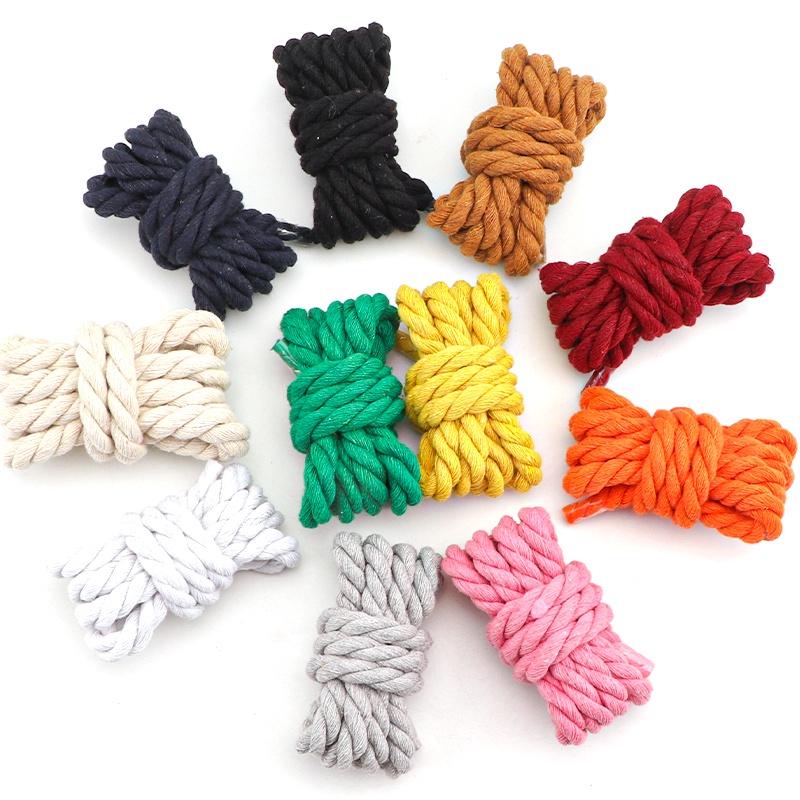เชือกผูกรองเท้าผ้าใบ ทรงกลม หนา 1 ซม. ผ้าลินิน สีสันสดใส สําหรับรองเท้าบูท รองเท้าผ้าใบ รองเท้าวิ่ง