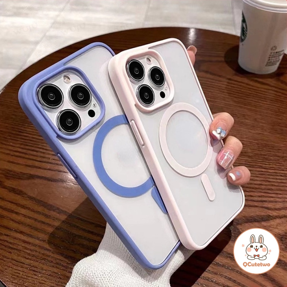 เคสโทรศัพท์มือถือ แบบใส เนื้อแมตต์ กันกระแทก สําหรับ IPhone 15 14 13 12 11 Pro Max