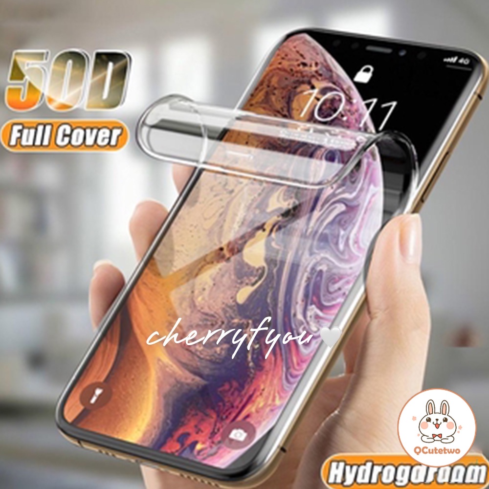 ฟิล์มไฮโดรเจล ป้องกันหน้าจอ สําหรับ IPhone 15 14 13 12 11 Pro X XS Max XR 6s 8 7 Plus นิ่ม ยืดหยุ่น กระจกนิรภัยป้องกัน