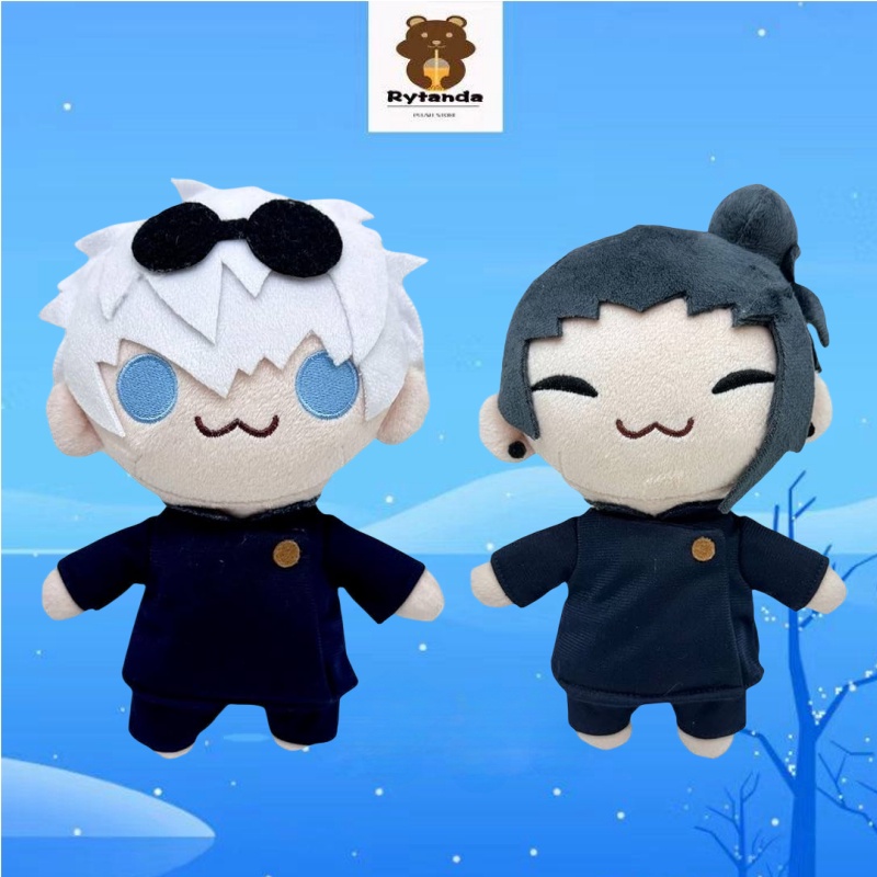 NEW Jujutsu Kaisen Gojo Satoru Geto Suguru Plush Dolls ของขวัญของเล่นน่ารัก Gojo และ Geto Plush Ragdoll ของขวัญวันเกิดสำหรับเด็กของขวัญวันวาเลนไทน์