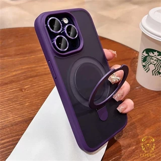 YUFU เคสโทรศัพท์มือถือแบบแข็ง กันกระแทก กันรอยเลนส์กล้อง แม่เหล็ก หรูหรา สําหรับ IPhone 16 15 14 13 12 11 Pro Max