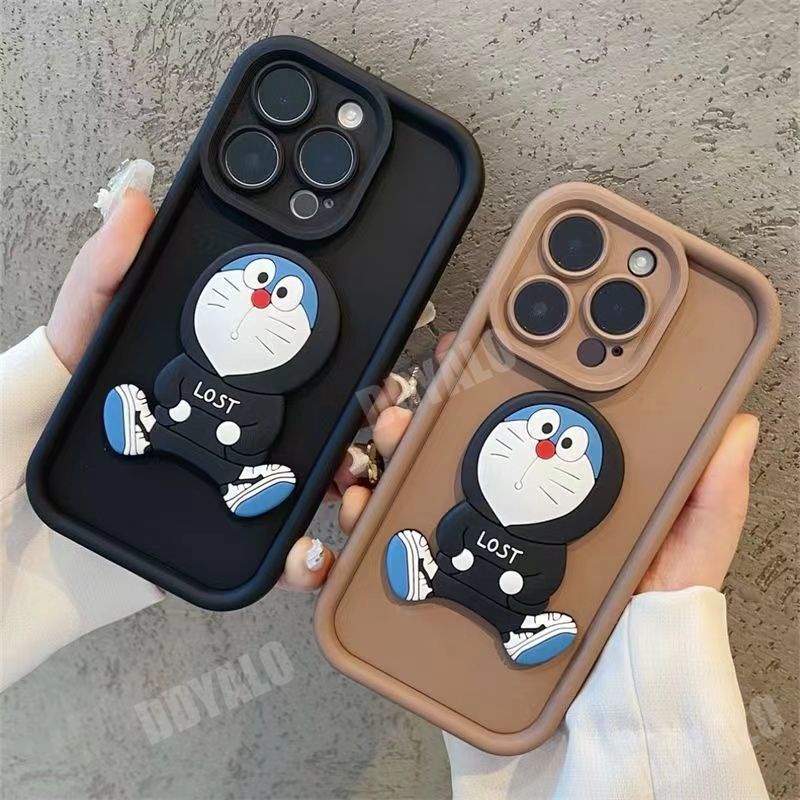 เคสซิลิโคนนิ่ม ลายโดเรม่อน 3D กันกระแทก สําหรับ Huawei Nova Y90 Y7A Y70 Plus Y61 11i 11 10SE 9SE 7i 