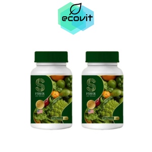 [2 กระปุก] S Fiber เอส ไฟเบอร์ ผลิตภัณฑ์อาหารเสริม แบรนด์แจ่มใส [20 แคปซูล/กระปุก]