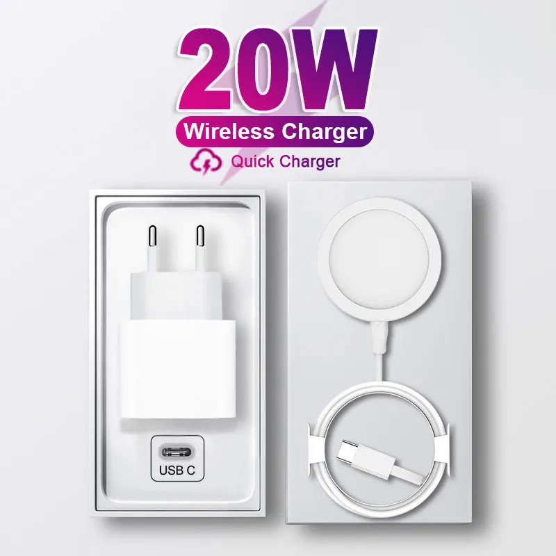 Pd ที่ชาร์จแม่เหล็กไร้สาย 20W ชาร์จเร็ว อุปกรณ์เสริม สําหรับ Apple iPhone 11 13 12 14 Pro Max Mini XS 8 Plus USB Type C