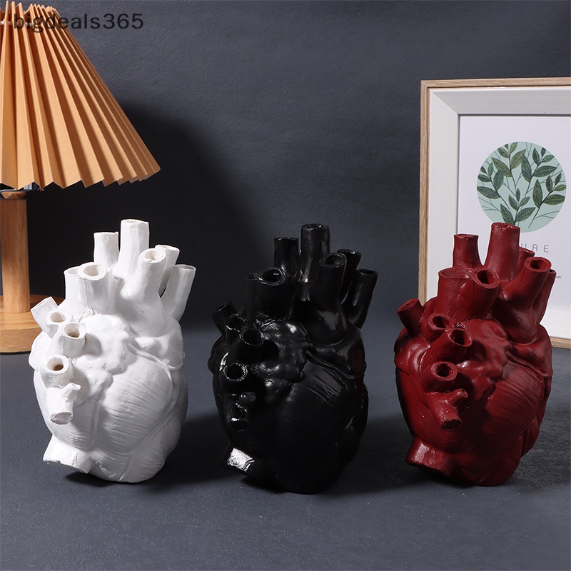 [bigdeals365] แจกันหัวใจ แจกันศิลปะ แจกันรูปปั้นมนุษย์ แจกันจําลอง กายวิภาคศาสตร์ แจกันหัวใจ ตกแต่ง ของขวัญ แจกันสุนทรีย์ ตกแต่งห้องใหม่ พร้อมส่ง