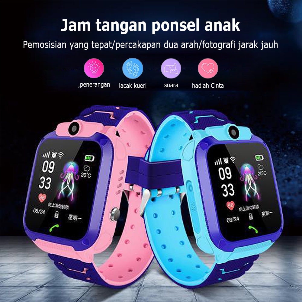 นาฬิกากันน ้ ํา SmartWatch สําหรับเด ็ กโทรศัพท ์ Gps Digital Smart Watch
