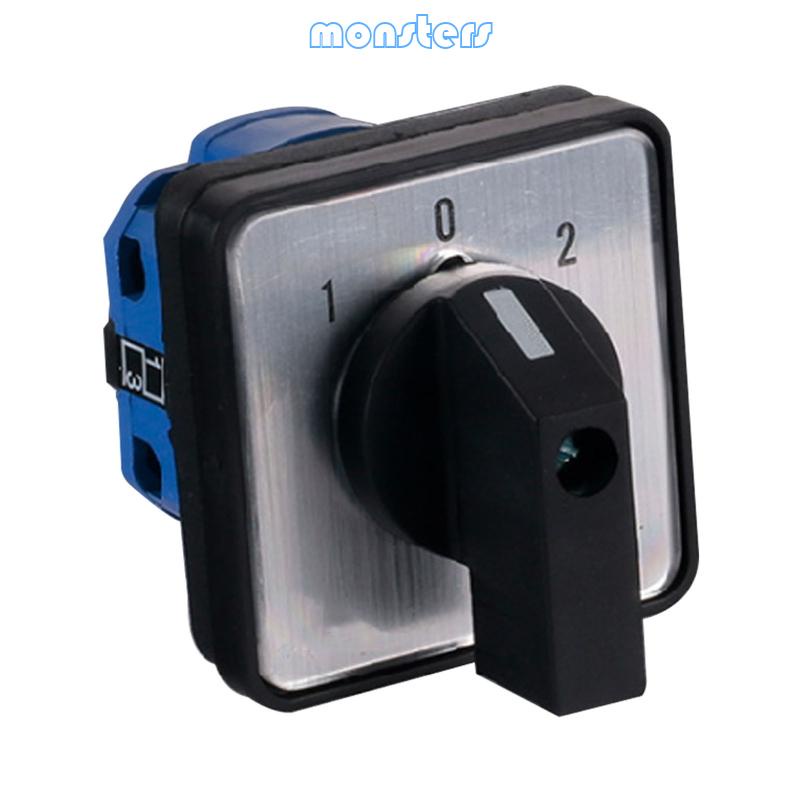SZW26-20 660V 20A On-Off-On 3 Position Switch Universal Rotary Changeover Switch