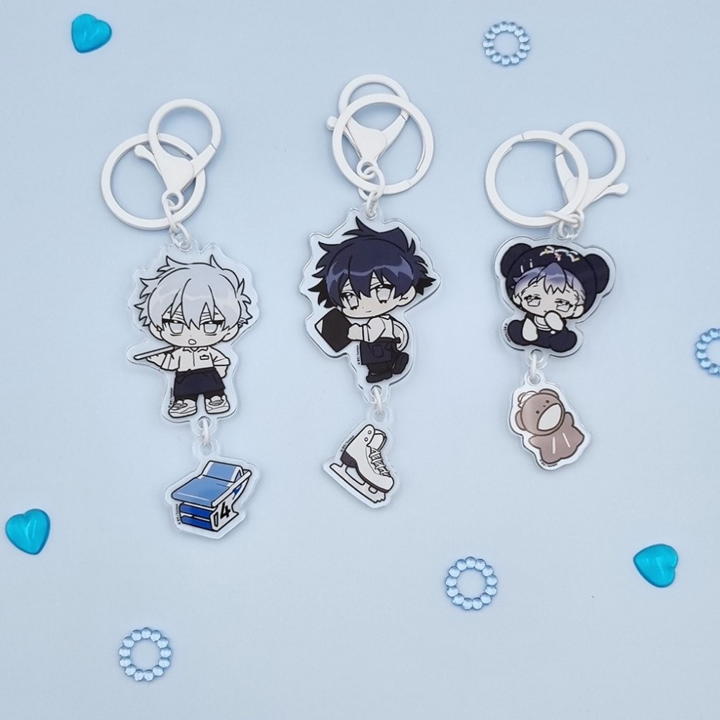 Surge Towards You Anime KeyChain ผู้หญิง Key Chain สําหรับชายแหวนอะคริลิคพวงกุญแจรถ Party จี้ญี่ปุ่น Cos สาวของขวัญ