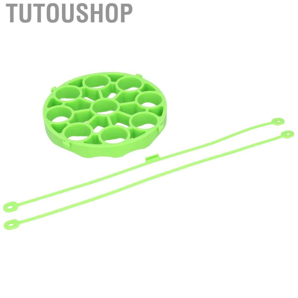Tutoushop Silicone Pressure Cooker Rack  Egg Steamer High Temperature Resistance Multi-Purpose for Most Pots Outdoor Cookers Kitchen