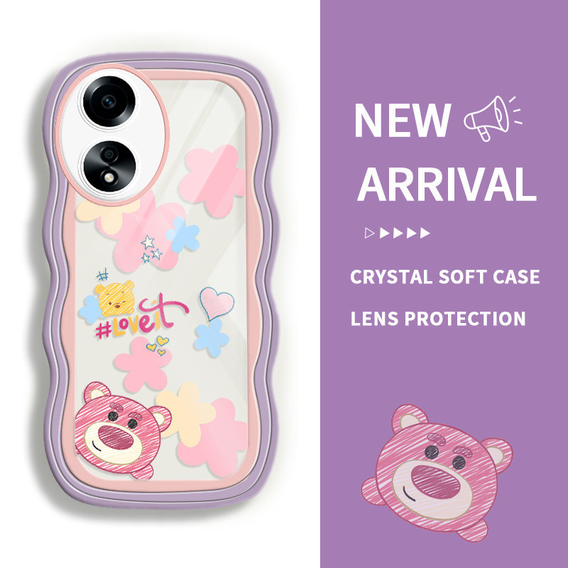 ปลอก HP สําหรับ Oppo A58 4G สําหรับ OppoA58 OPOP 0PP0 A58 OP กรณี Softcase Kesing Lucu โทรศัพท์ Cess