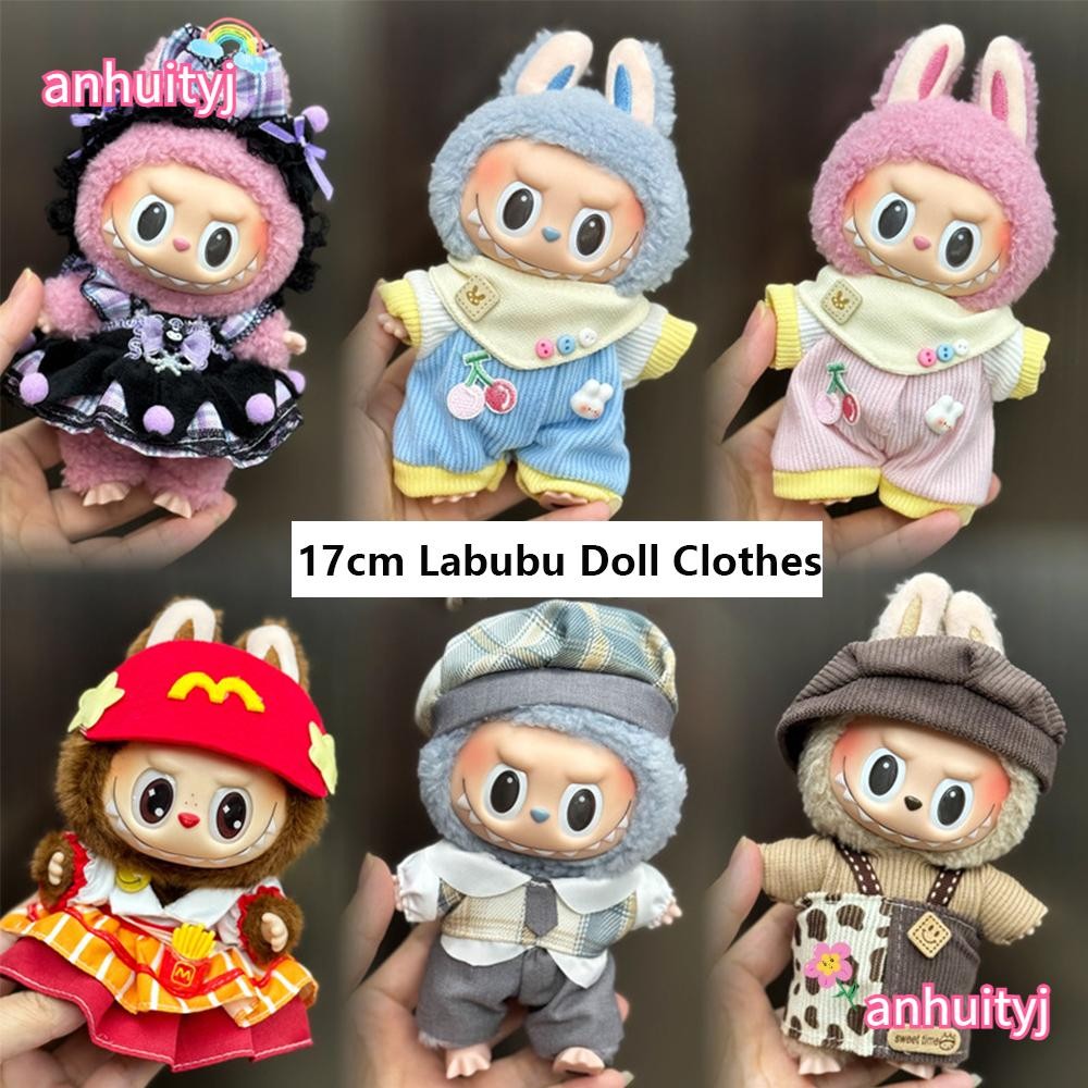 เสื้อผ้าตุ๊กตา ANHUITYJ Labubu ตุ๊กตาผ้าฝ้าย|เครื่องประดับตุ๊กตา Handmade Labubu Time To Chill Filled Cos Gift เสื้อผ้าตุ๊กตาทํามือ