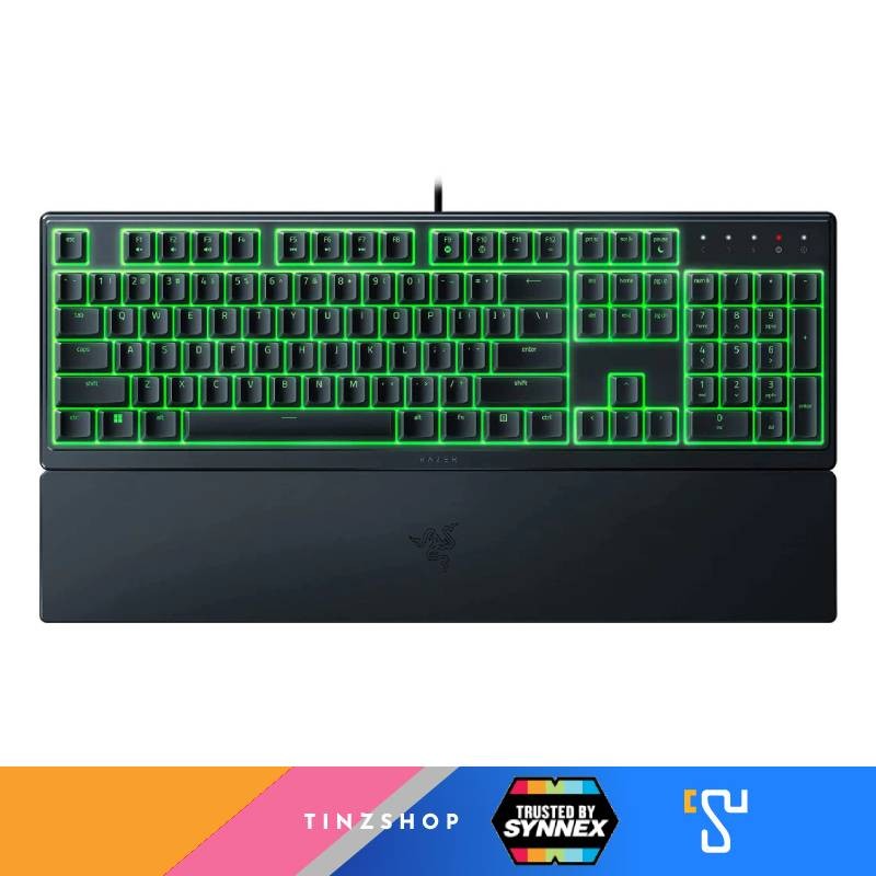 [Tinzshop]Razer Ornata V3 X - คีย์บอร์ดเกมมิ่ง Low-Profile Mecha-membrane คีย์แคป (TH/EN) [By Synnex