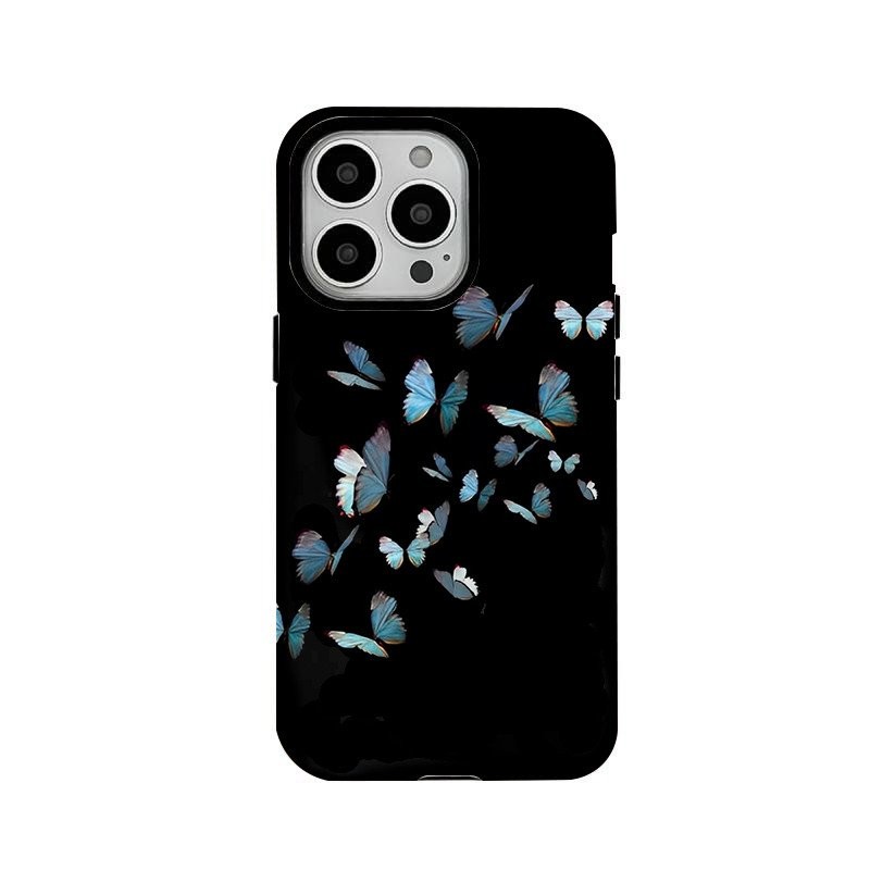 ฟิล์มกันกระแทกแบบแข็ง 2-in-1 สำหรับ iPhone 16 15 14 13 12 11 Pro Max X XR Xs Max 8 7 6s Plus SE 2020 ปกป้องกล้อง
