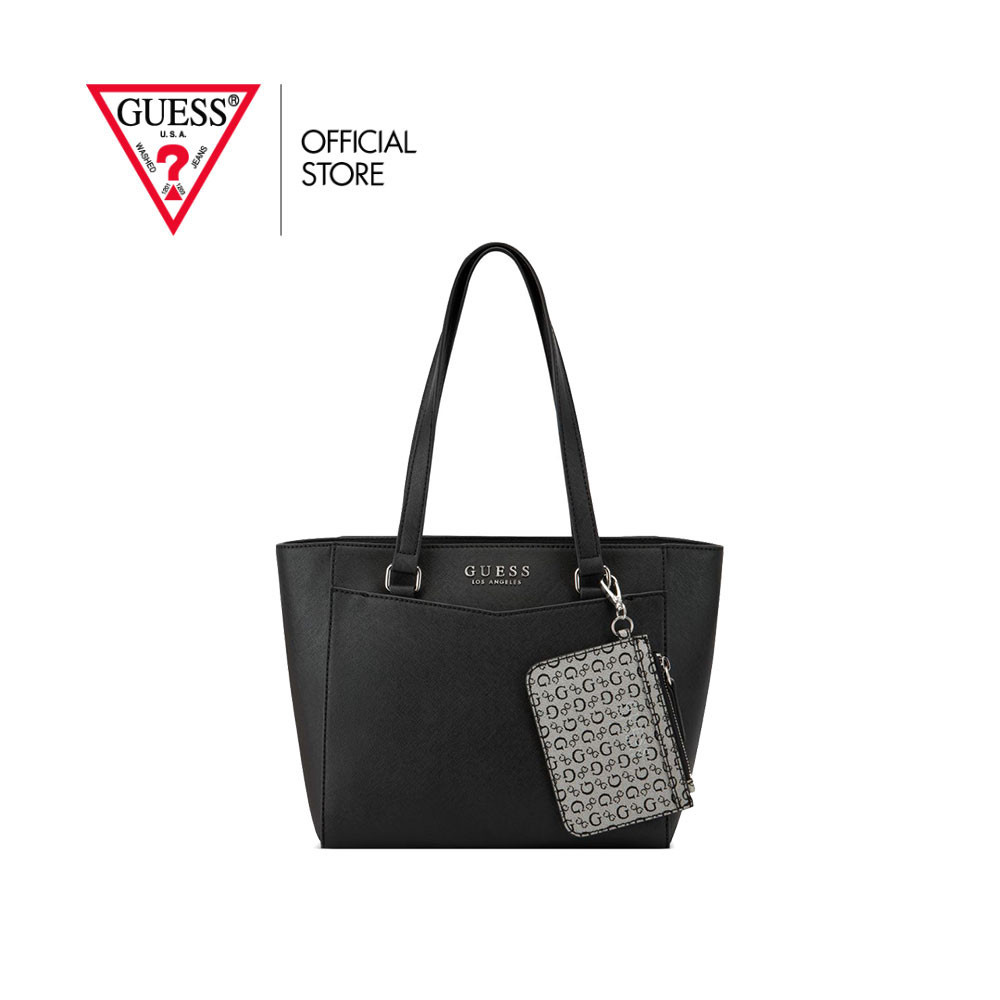 GUESS กระเป๋า รุ่น SF943322 LOCKWOOD CARRYALL BLACK สีดำ