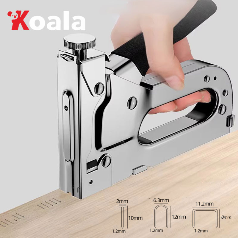 Koala แม็กยิงบอร์ด แม็กยิงไม้ เครื่องยิงแม็ก เครื่องยิงแม็ก 3in1 ตัวยิงอเนกประสงค์ Staple Gun