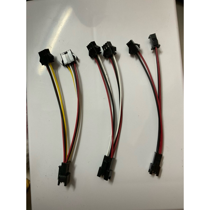 Connector ตัวต่อสายไฟLED วงจรอิเล็คทรอนิกส์ สายพ่วง สายจั้ม JST-SM 3ทาง 1ตัวผู้ 2ตัวเมีย