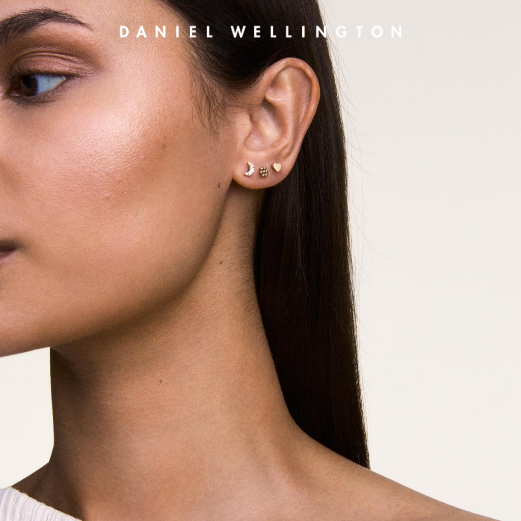 Daniel Wellington حلق صغير Micro — روز جولد (فردة) — صورة 4